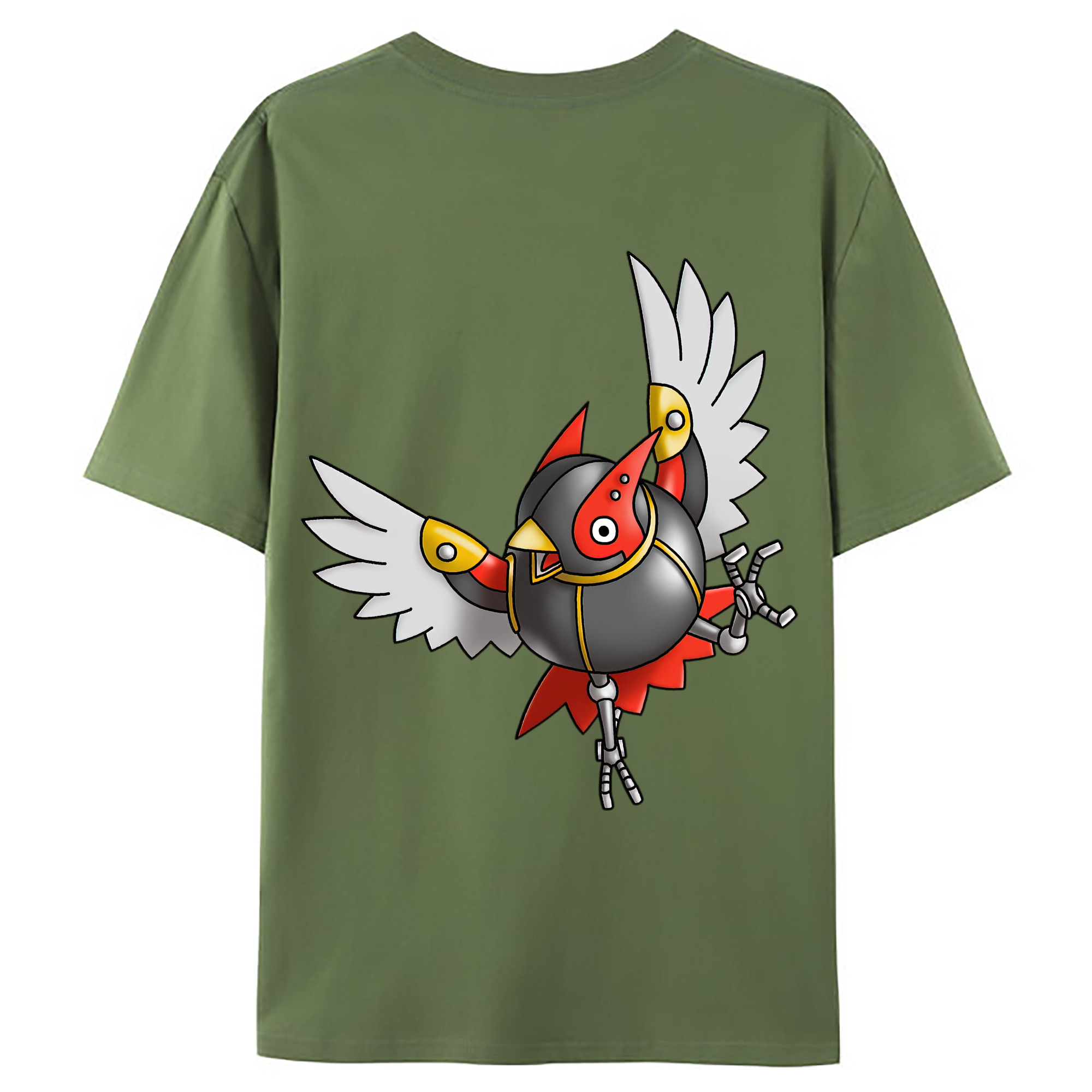 （画像用） ドラゴンクエスト Doragon Kuesuto Dragon Quest 綿100％ メンズ半袖Tシャツ（バックプリント） 通気性